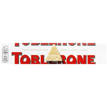 Шоколад белый Toblerone с медово-миндальной нугой 100г - купить, цены на - фото 2