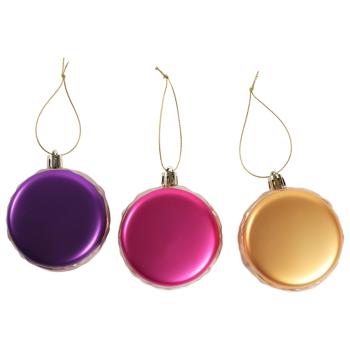 Actuel Macaron Christmas Tree Pendant 7cm in assortment - buy, prices for Auchan - photo 1