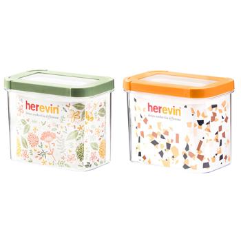 Herevin Storage Canister Green-Peach Container 1.2l - buy, prices for METRO - photo 1