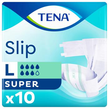 Tena Slip Super Large Adult Diapers 10pcs - buy, prices for Auchan - photo 3