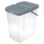 Відро для зберігання порошку/корму для тварин BRQ сіре 10л