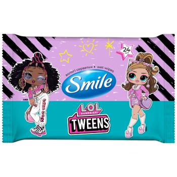 Smile L.O.L Surprise! Tweens Wet Wipes 24pcs - buy, prices for ULTRAMARKET - photo 2