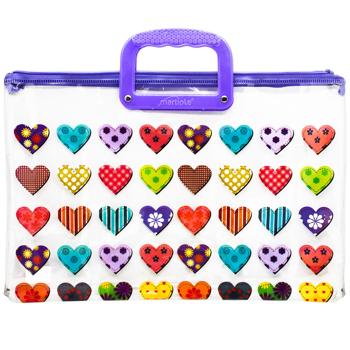 VGR Hearts Zippered Briefcase 28*39cm VR22412