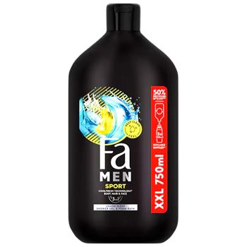Гель для душа Fa Men Sport 750мл - купить, цены на КОСМОС - фото 1