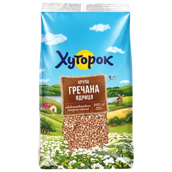 Крупа гречневая Хуторок 800г - купить, цены на КОСМОС - фото 1