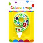 Свеча в торт Play with the Light цифра 9