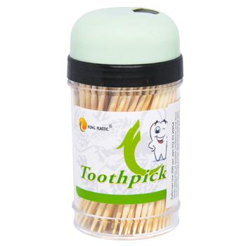 Зубочистки 200 шт.бамбуков арт.YQ-03 И954 - купити, ціни на КОСМОС - фото 4
