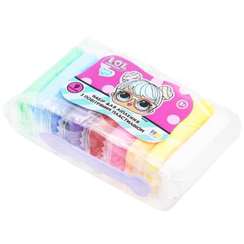 Набор для лепки Lovin L.O.L. Surprise! с воздушным пластилином 9 цветов 65г - купить, цены на NOVUS - фото 2