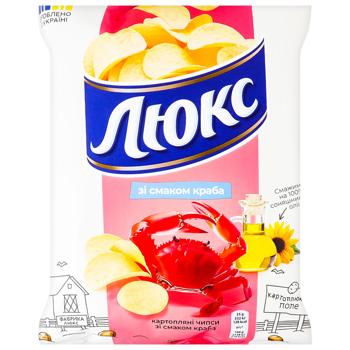 Чипси Люкс зі смаком краба 105г