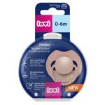 Lovi Prime Silicone Dynamic Soother 0-6 mon Blush