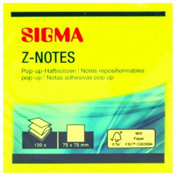 Папір для нотаток Sigma 75х75мм 6 блоків х 100 аркушів - купити, ціни на METRO - фото 3