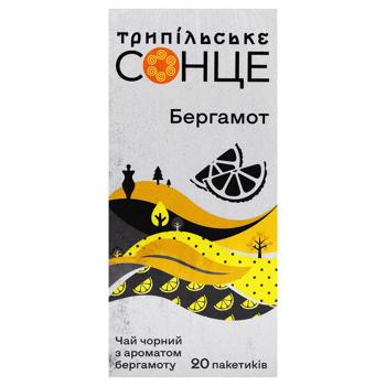 Чай черный Трипольское Солнце Бергамот 1,8г*20шт - купить, цены на - фото 2