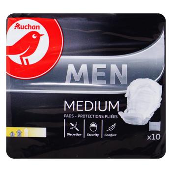 Auchan Medium Urological Men's Pads 10pcs - buy, prices for Auchan - photo 2