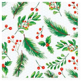 Silken Christmas Cones 2-Ply Table Napkins 33x33cm 12pcs - buy, prices for - photo 3