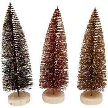 Actuel Artificial Christmas Tree with Gilded Tips 24cm in assortment - buy, prices for Auchan - photo 1
