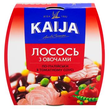 Лосось Kaija с овощами в томатном соусе 220г - купить, цены на - фото 2