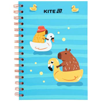 Kite Cute 2 A5 Checkered Notebook on Spiral 80 Sheets