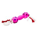 Игрушка для собак Гантель с веревкой 30см