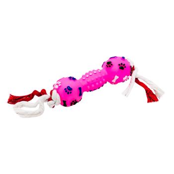 Dumbbell with Rope Toy for Dogs 30cm