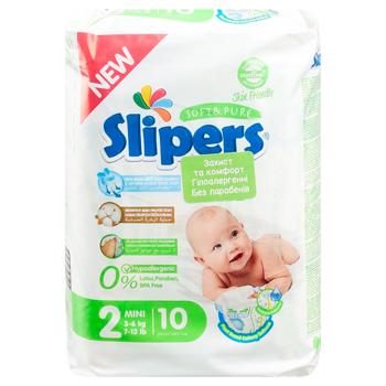 Slipers S-202 Mini 2 Diapers 3-6kg 10pcs - buy, prices for Tavria V - photo 2