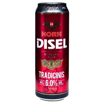 Horn Disel Traditional Light Beer 6% 0.568l