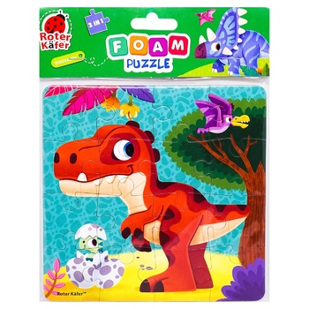 Roter Kafer Dinozaurs Foam Puzzles 2in1