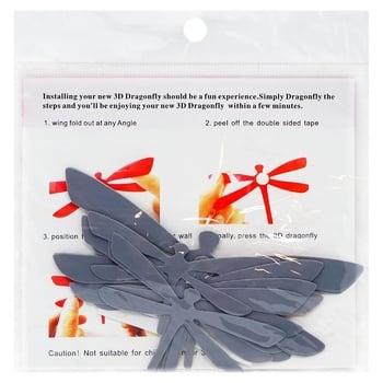 Zed Dragonflies 3D Decor in Assortment 12pcs - buy, prices for EKO Market - photo 1