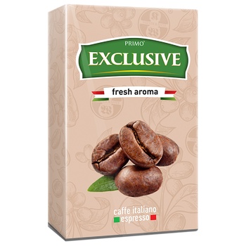 Кава Primo Exclusive Fresh aroma мелена 250г - купити, ціни на Auchan - фото 2