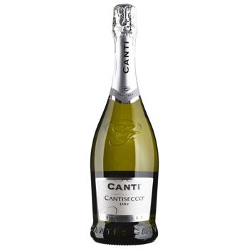 Canti Secco White Dry Sparkling Wine 11% 0.75l - buy, prices for ULTRAMARKET - photo 1