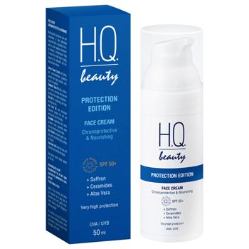 Крем для обличчя H.Q.Beauty Protection Edition хронозахист та живлення SPF 50+ 50мл - купити, ціни на - фото 1