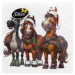 Silken New Year's Symbol 2-Ply Table Napkins 33*33cm 12pcs