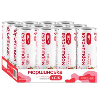 Напій негазований Моршинська Полуниця 0,33л - купити, ціни на КОСМОС - фото 6