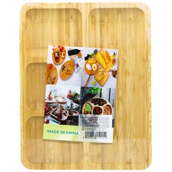 Wooden Combination Plate BP4035 - buy, prices for COSMOS - photo 2