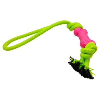 Bone with Rope Toy for Dogs 35cm - buy, prices for Tavria V - photo 3