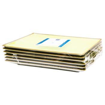 Тарелка Metro Professional Madleen зеленый 30х20см 6шт