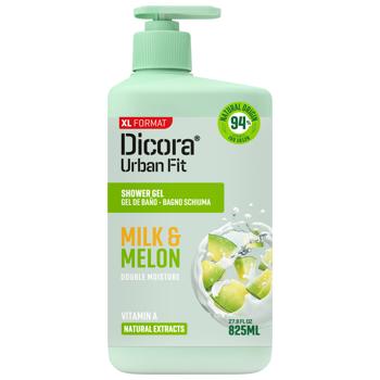 Dicora Urban Fit Milk and Melon Nourishing Shower Gel with Vitamin A 825ml - buy, prices for Tavria V - photo 1