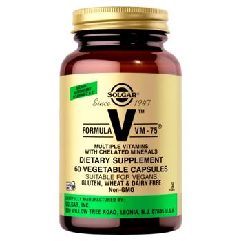 Solgar Formula VM-75 Multivitamins and Minerals 60 capsules