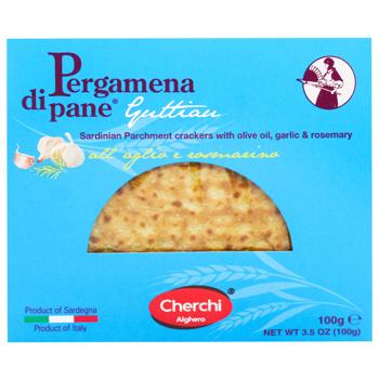 Cherchi Crispbreads with Garlic and Rosemary 100g - buy, prices for WINETIME - photo 3