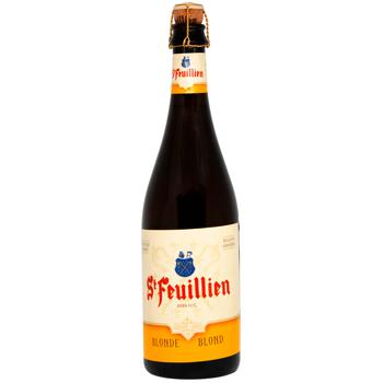 Пиво St-Feuillien Blonde светлое фильтрованное 7,5% 0,75л