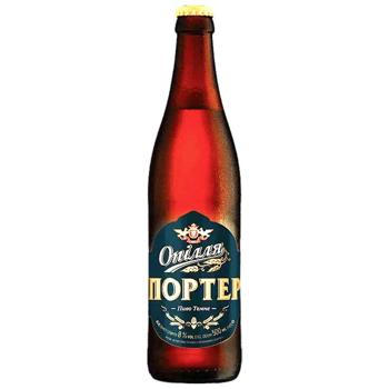 Пиво Опілля Портер темное 8% 0,5л - купить, цены на Auchan - фото 1