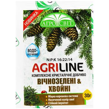 Fertilizer Agrosvit Agriline Evergreen and Coniferous 30g - buy, prices for Auchan - photo 1