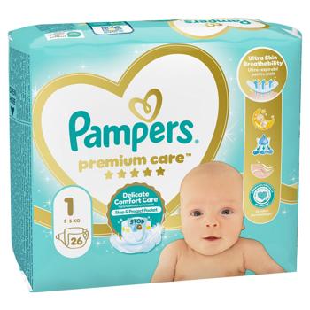 Pampers Premium Care Newborn Diapers 1 2-5kg 26pcs - buy, prices for - photo 5