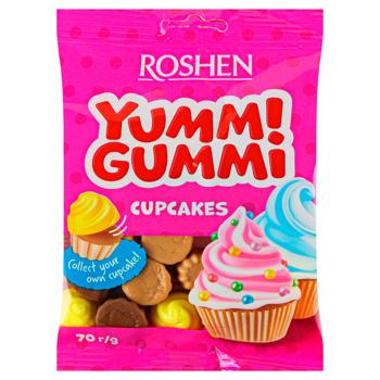 Конфеты Roshen Yummi Gummi Cup Cakes 70г - купить, цены на Торба - фото 1