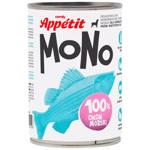 Корм вологий Comfy Appetit Mono з морським окунем для собак всіх порід 400г