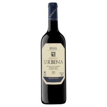 Вино Urbina Seleccion Rioja червоне сухе 13% 0,75л