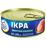 Ікра минтая Водний Світ 100г