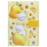 Книга записная Zibi Yammy желтая А6 80 листов