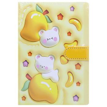 Книга записная Zibi Bear синяя А6 80 листов - купить, цены на Auchan - фото 2