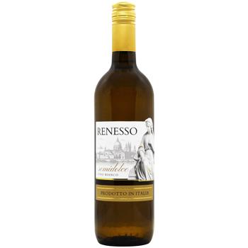 Renesso Vino Bianco White Semi-Sweet Wine 10.5% 0.75l - buy, prices for ULTRAMARKET - photo 1