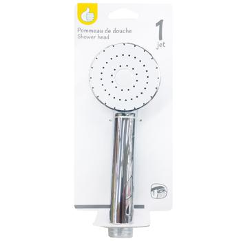 Auchan Chrome Shower Head 1 Mode 62mm - buy, prices for Auchan - photo 1